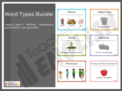 Word Types Bundle - Years 3 and 4